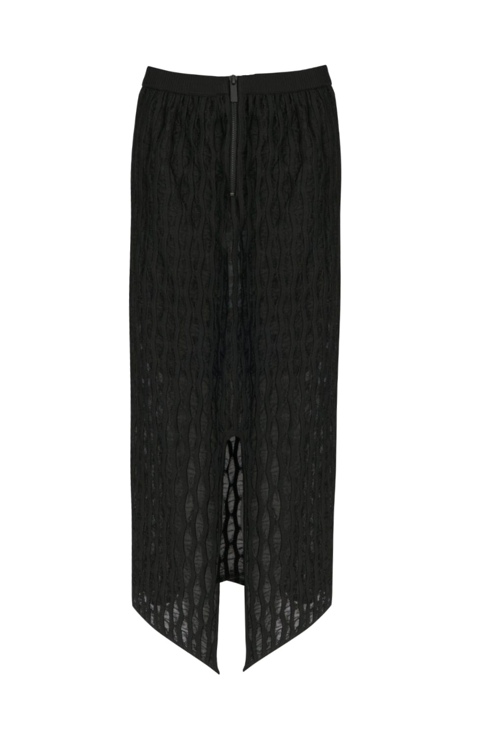 Coven - Saia Midi Tricot Caminhos Preto