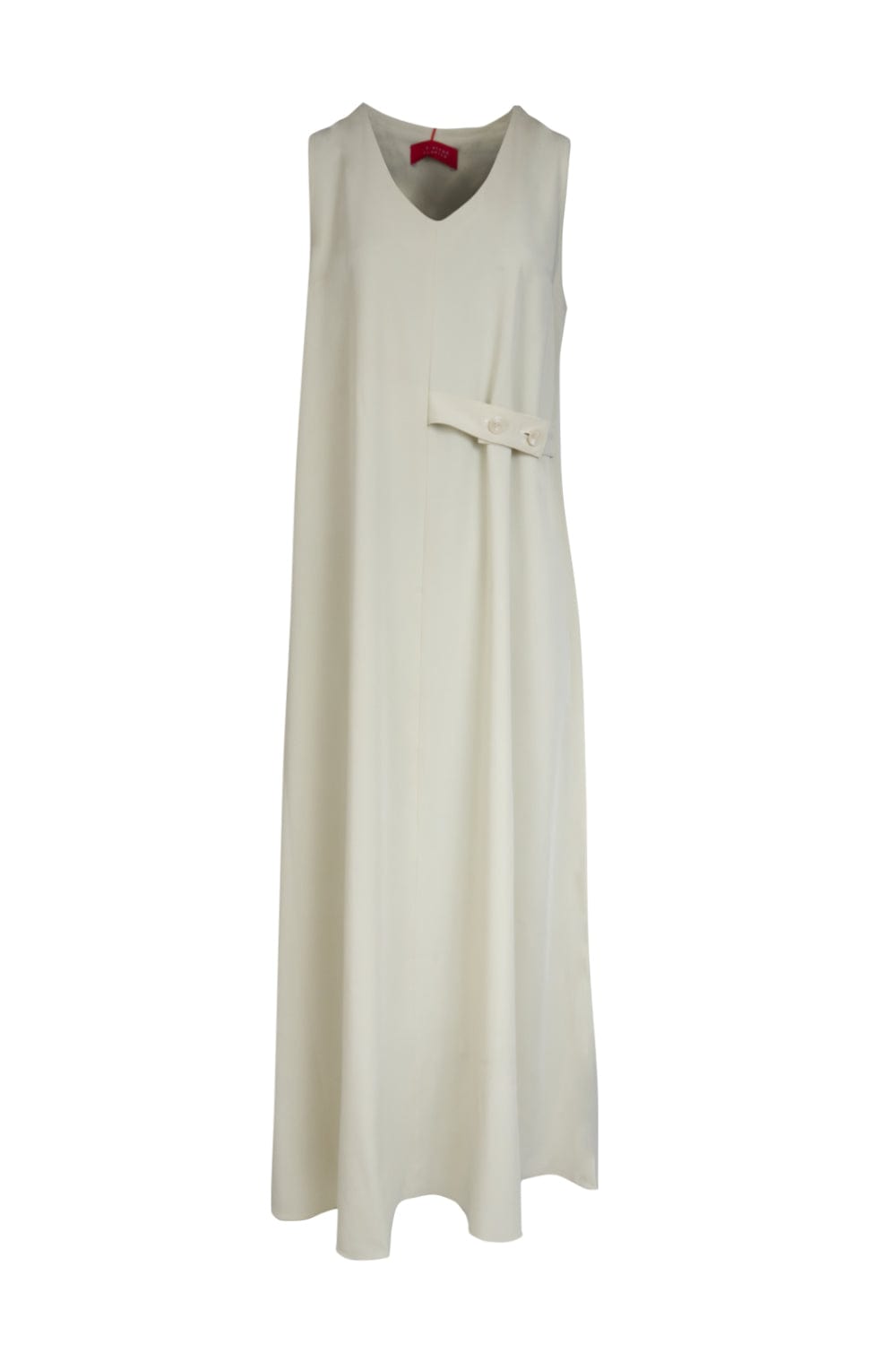 Viviane Furrier - Vestido Longo Traction Off White