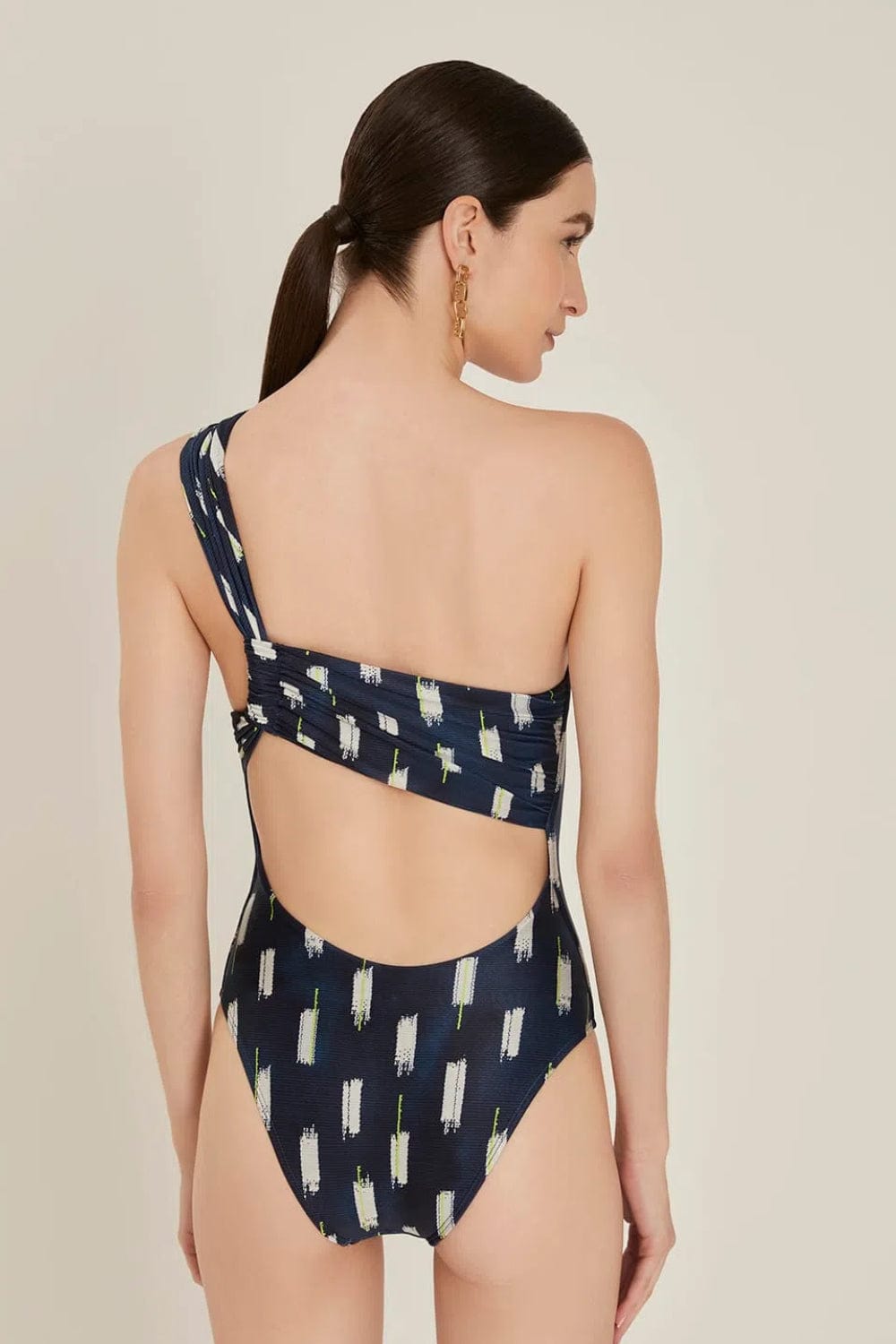 Lenny Niemeyer - Maiô Ombro Laçada INDIGO