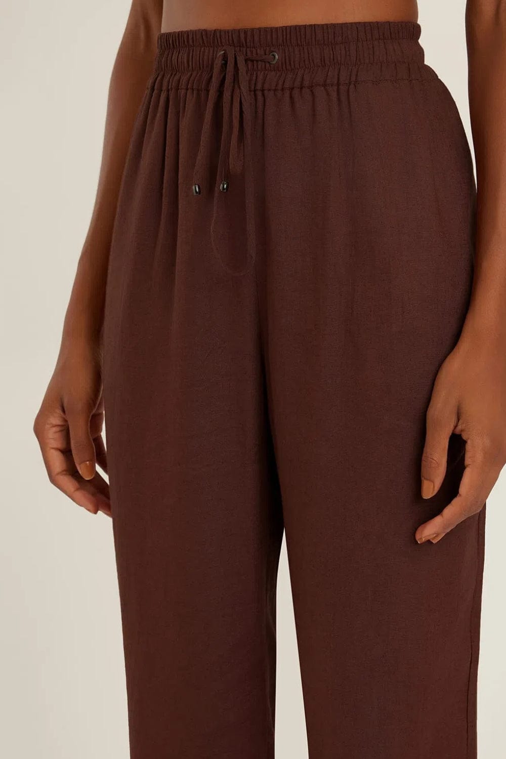 Lenny Niemeyer - Calça Cós Elástico Café