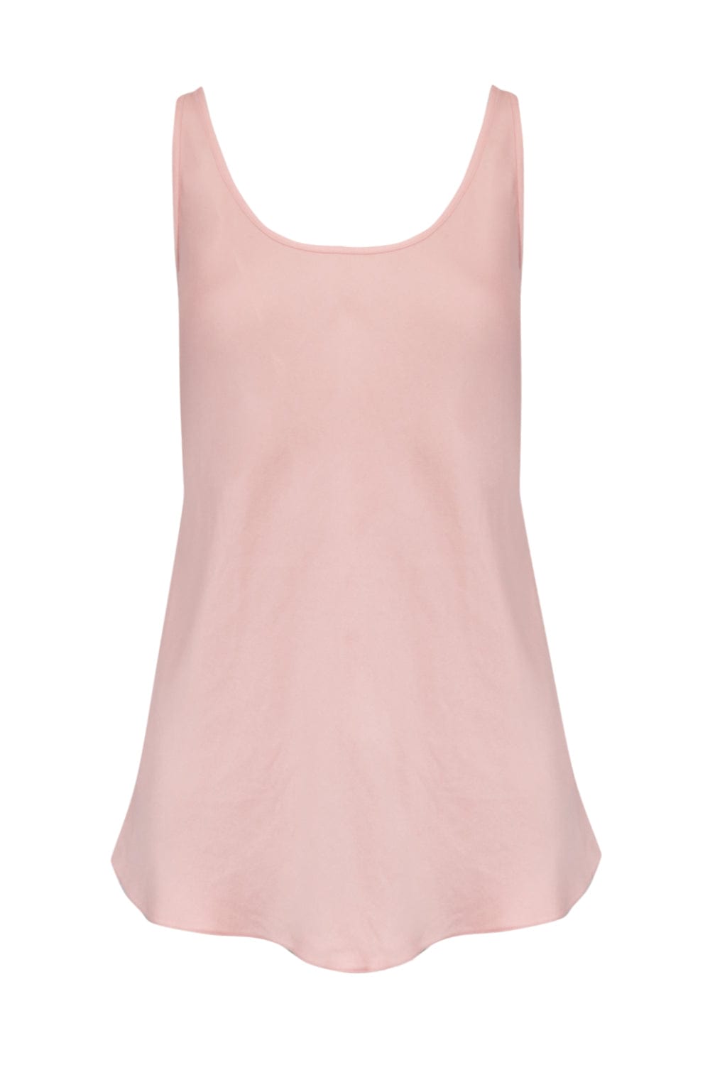 Glória Coelho - Blusa sem Manga em Crepe Isabella Fiorentino Rosa