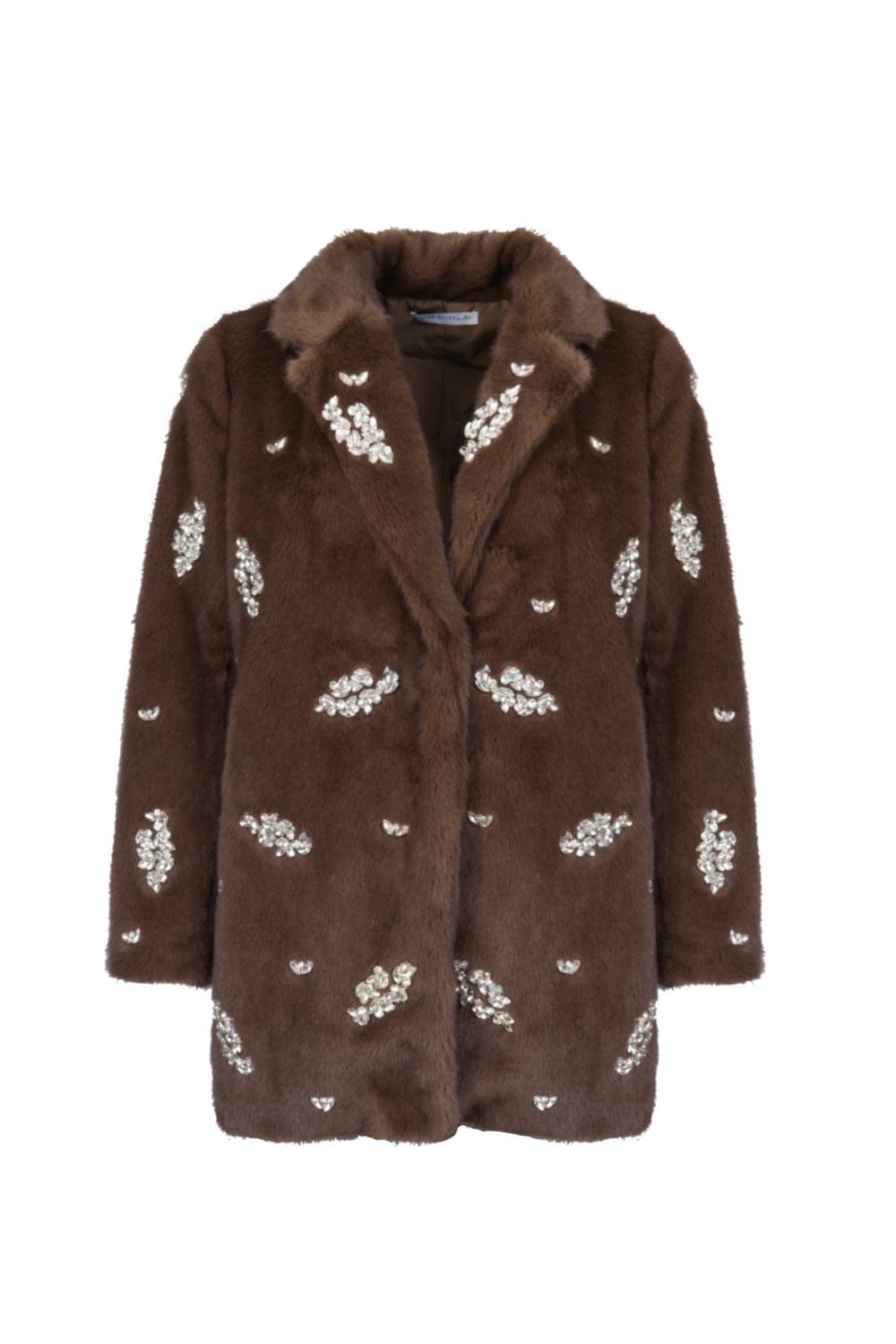 Madre Reina - Sobretudo 3/4 com Aplicação de Cristais