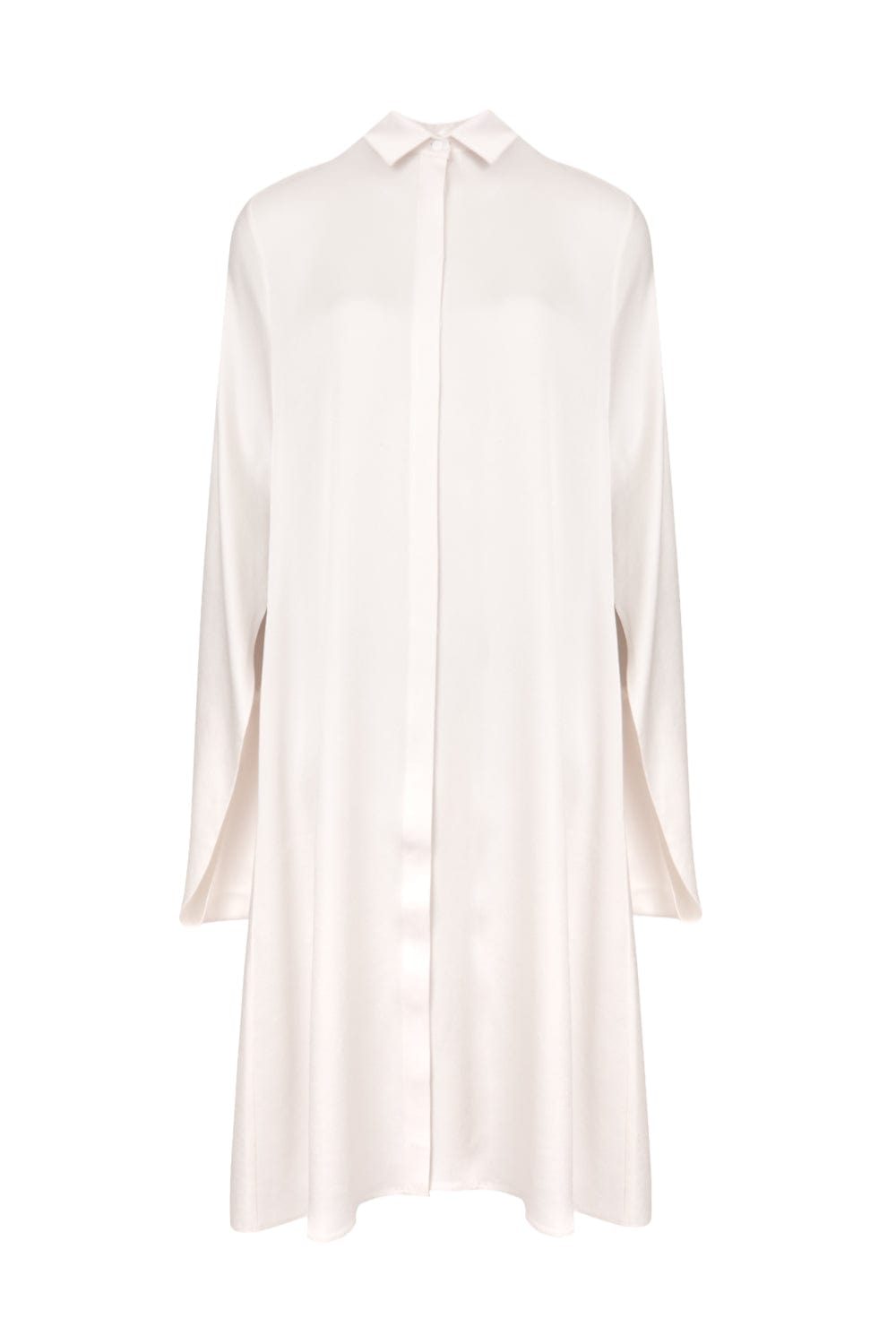 Glória Coelho - Vestido Midi com Manga Clero VC224 Off White