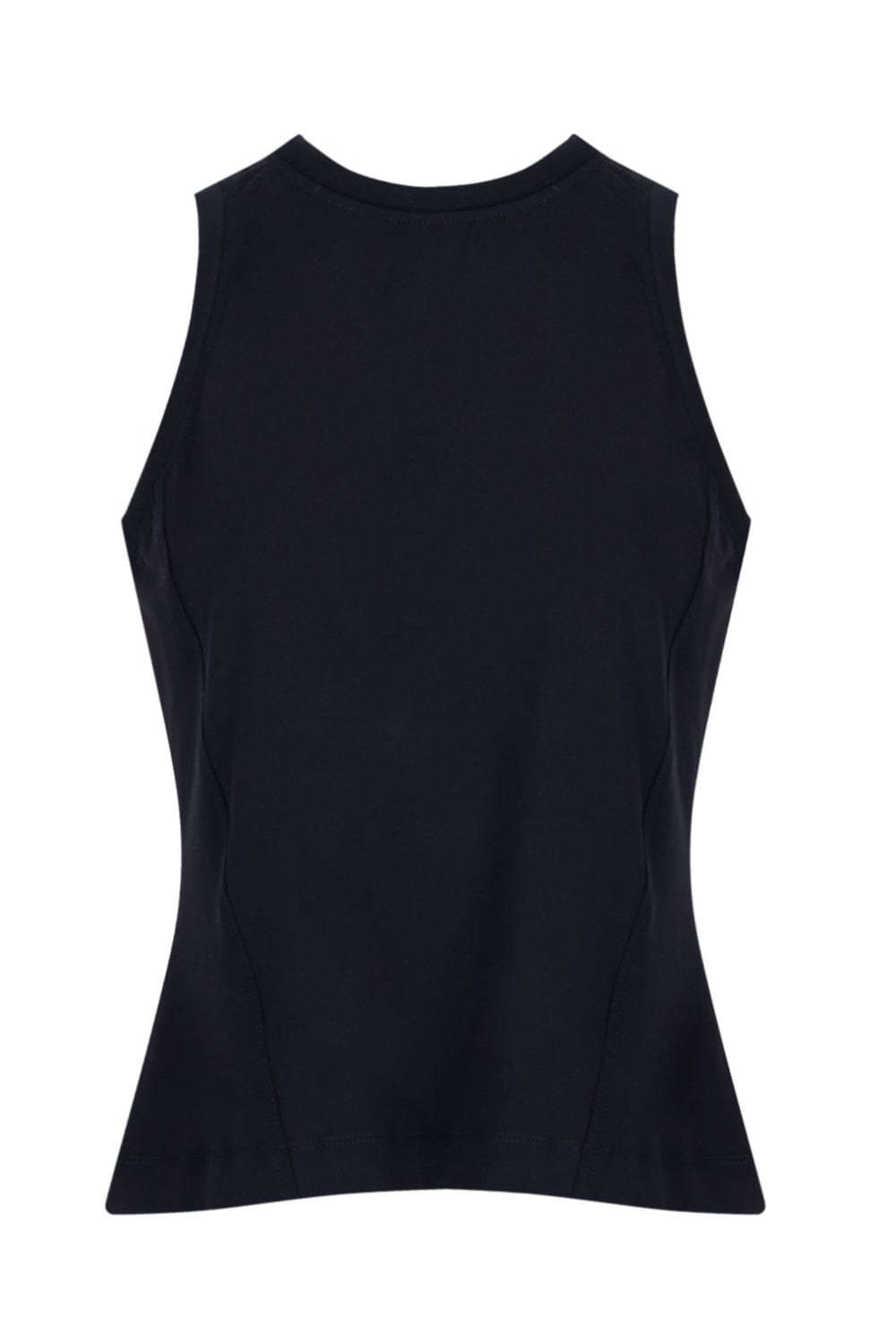 Coven - Blusa sem Manga Malha Stretto Azul Marinho New