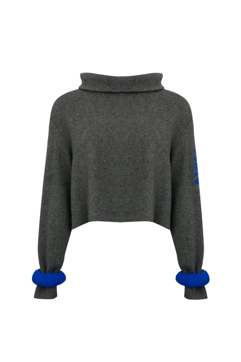 Coven - Blusa Manga Longa Tricot Origem Cinza