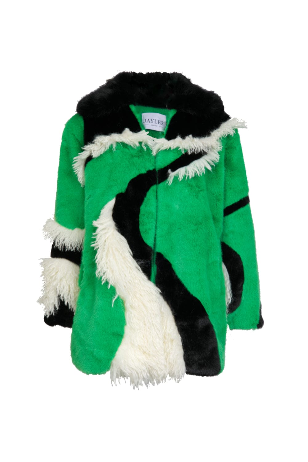 Jayley - Sobretudo 3/4  Sintético de Bambu Ecológico Verde