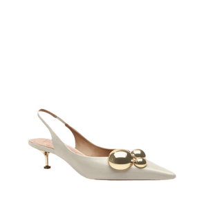 Vicenza -  Sapato Slingback Olga Bege Pérola