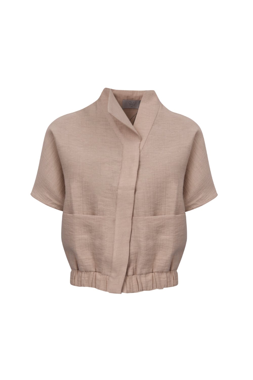 Quo Pure Touché - Camisa Manga Curta Gakes Bege