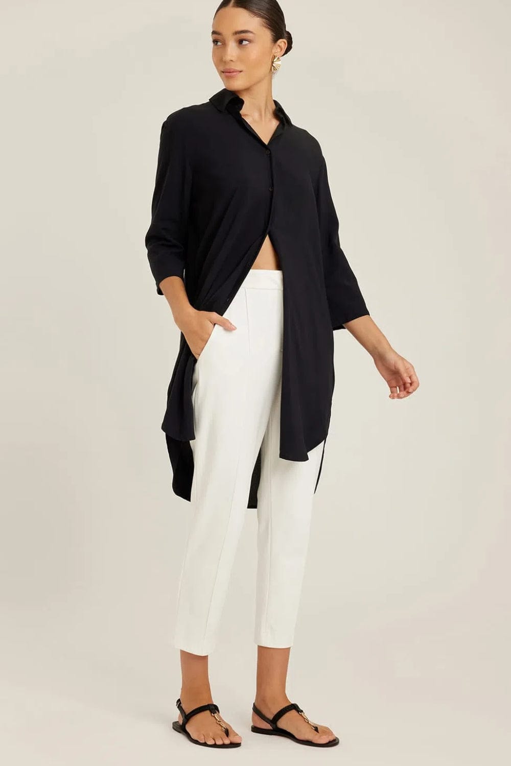 Lenny Niemeyer - Calça Cintura Alta Off White