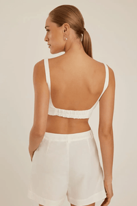 Lenny Niemeyer - Top Alfaiataria Viscolinho Off White