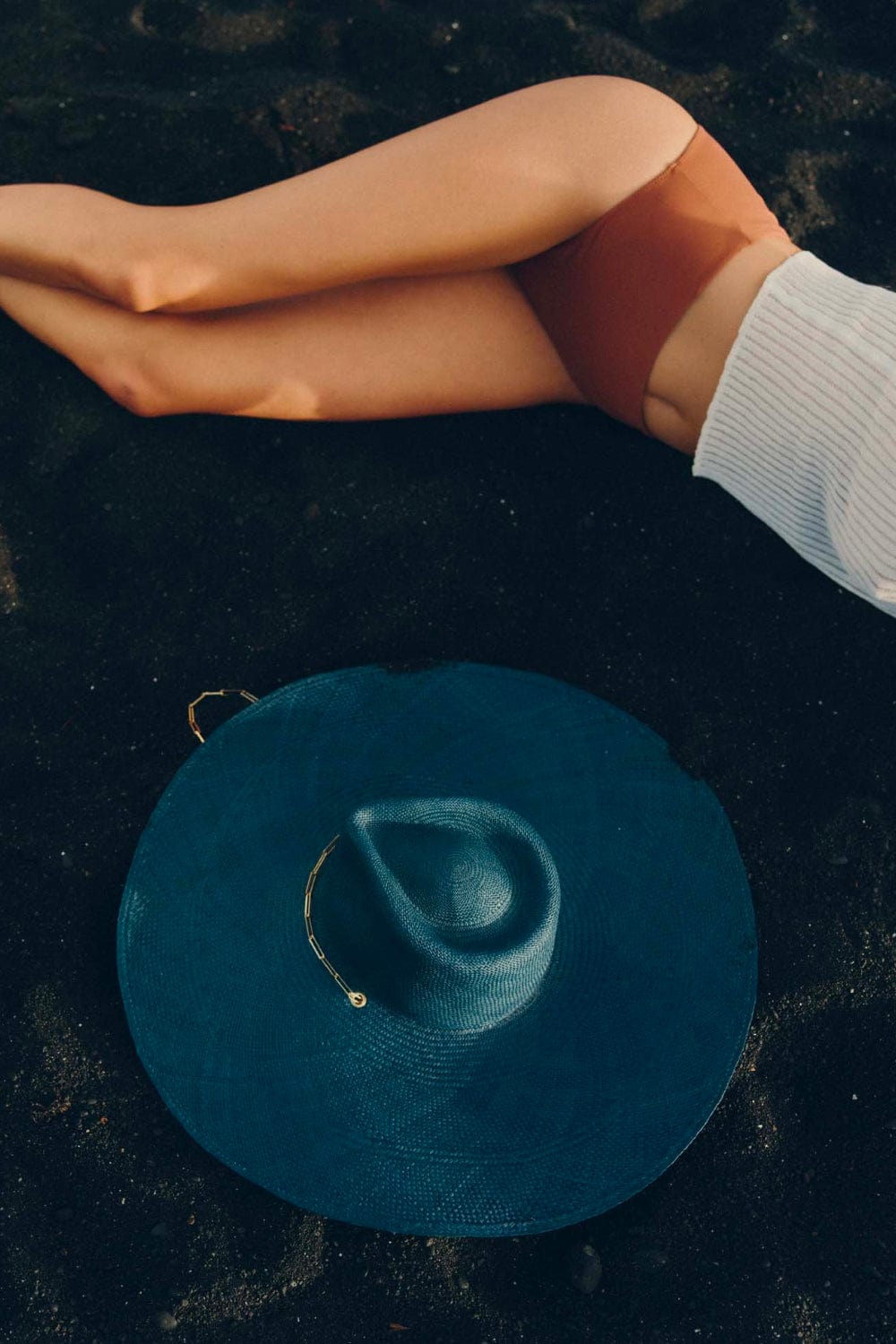 Van Palma - Chapéu de Palha Livy Junior 4 Azul Marinho