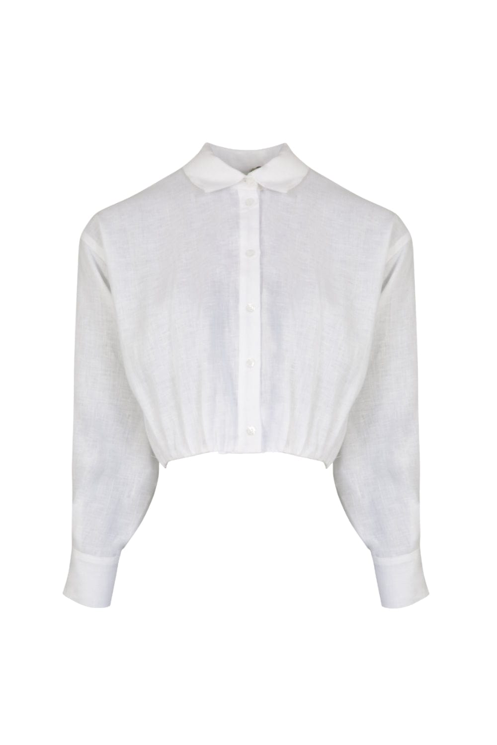 Access - Camisa Cropped Linho Off White