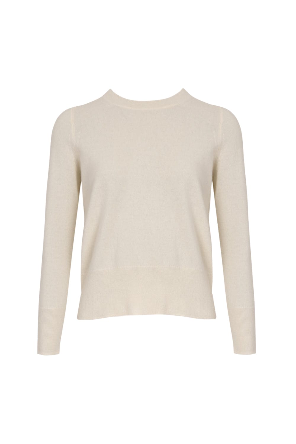 Madre Reina - Blusa Manga Longa Gola Redonda Cashmere Off White