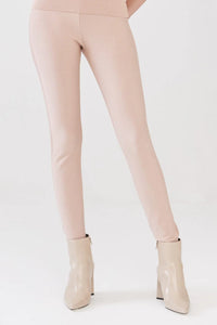 Viviane Furrier - Calça Fuseau Tricot Ninive Off White