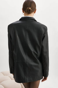 Lamarque - Blazer Couro Felina Preto