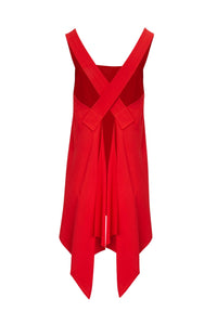 Lenny Niemeyer - Blusa Alça Cruzada Vermelho Caiena