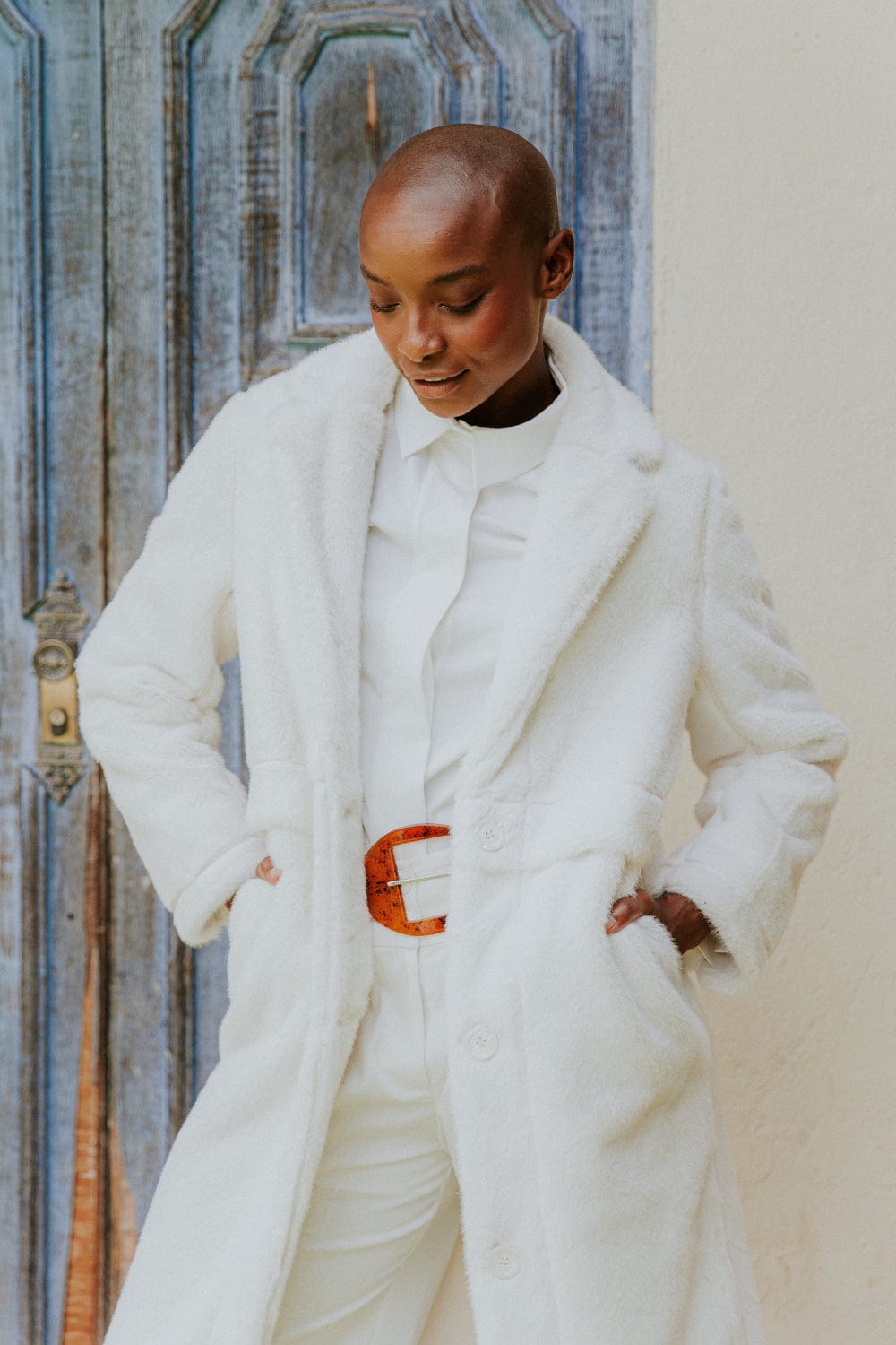 Alex Max - Casaco 7/8 Sintético Off White