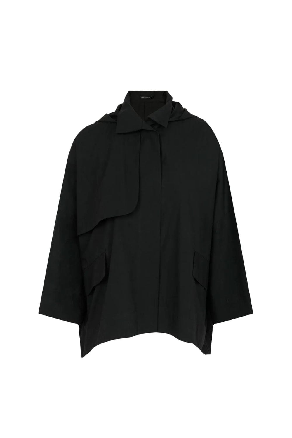 Lenny Niemeyer - Casaco Trench Algodão Preto