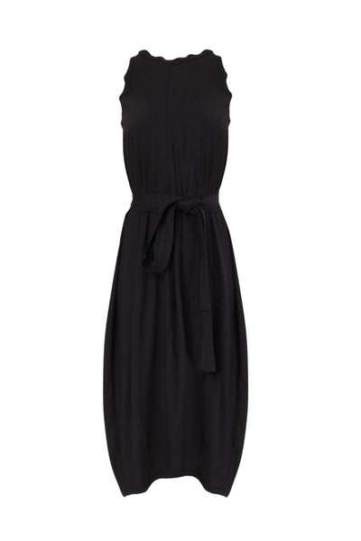 Coven - Vestido Midi Malha Stretto Preto