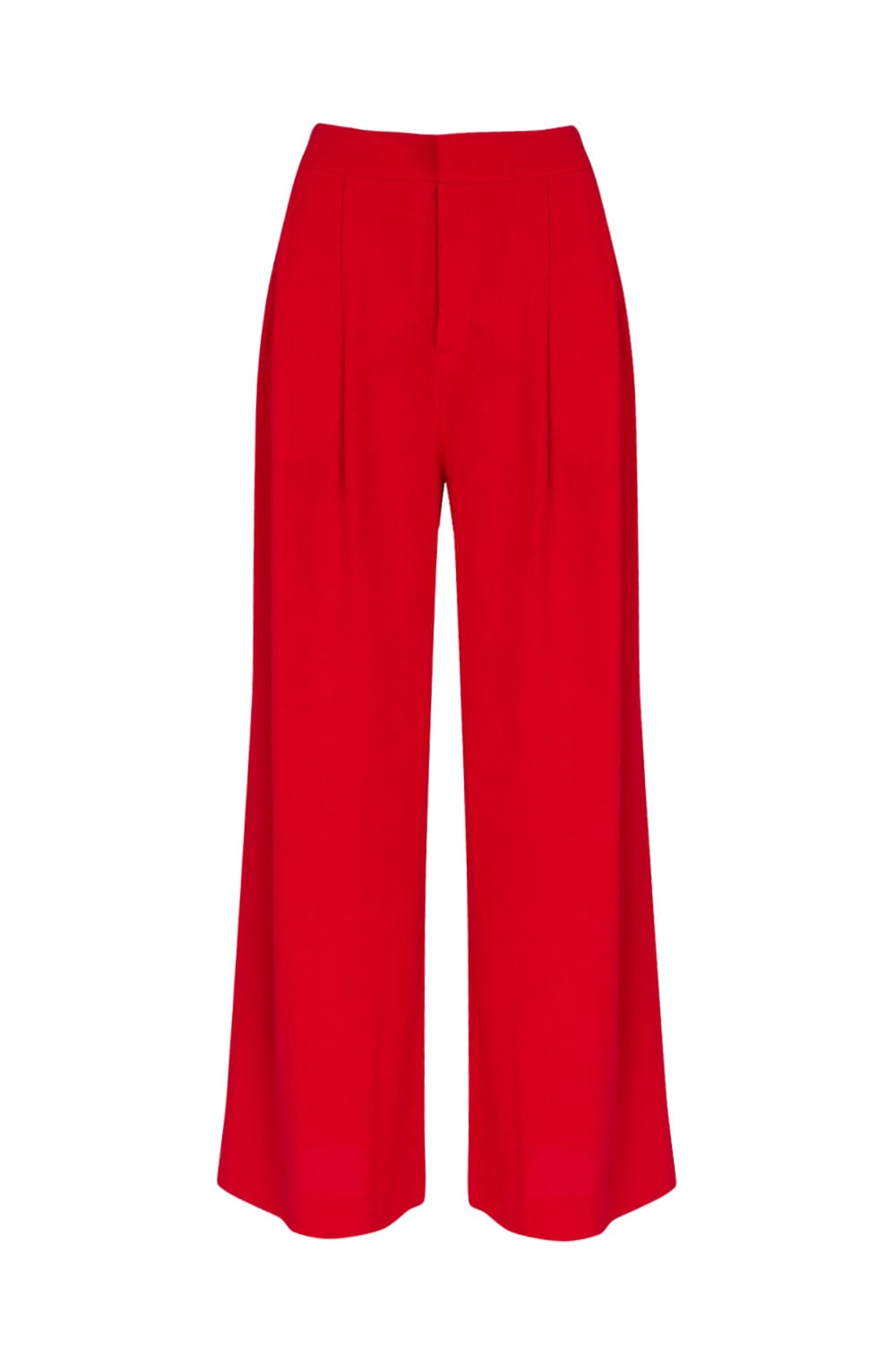 Lenny Niemeyer - Calça Pantalona Alfaiataria Vermelho Jaspe