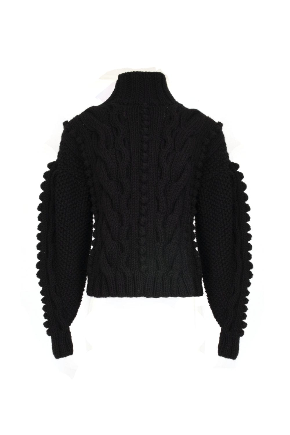 Blusa Manga Longa de Tricot Preto