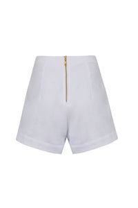 Mob - Short Saia Alfaiataria Navy  Branco - Collab Mônica Salgado Off White