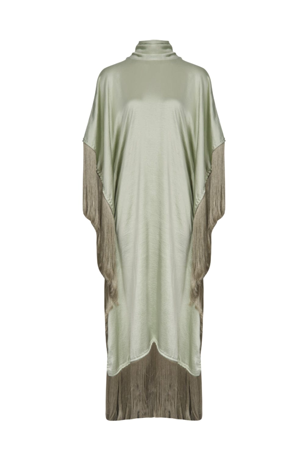 Tissé - Vestido Longo  Kaftan Seda Thera Verde Claro