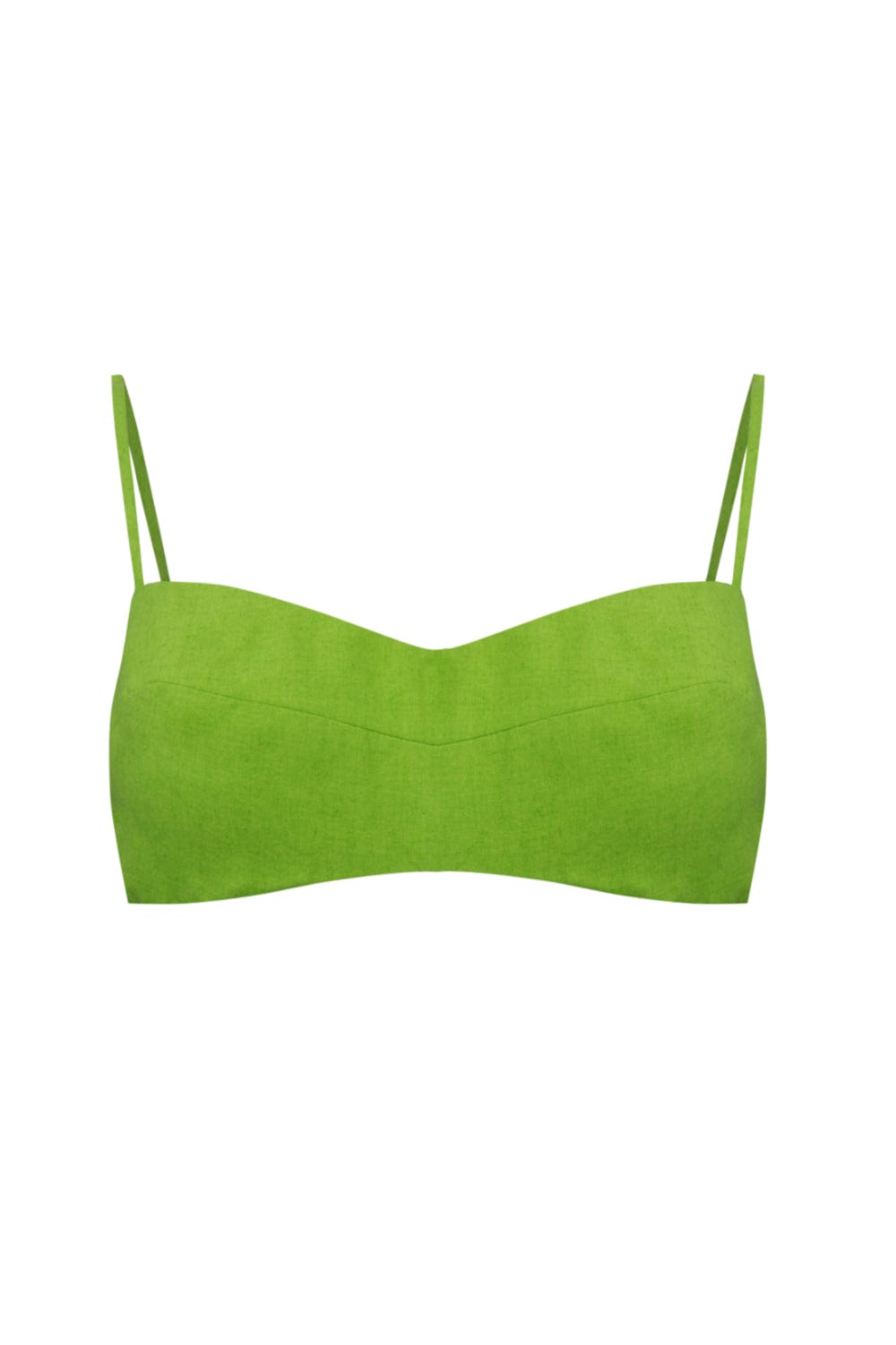 Lenny Niemeyer - Top Alça Elástico Costas Viscolinho Lime