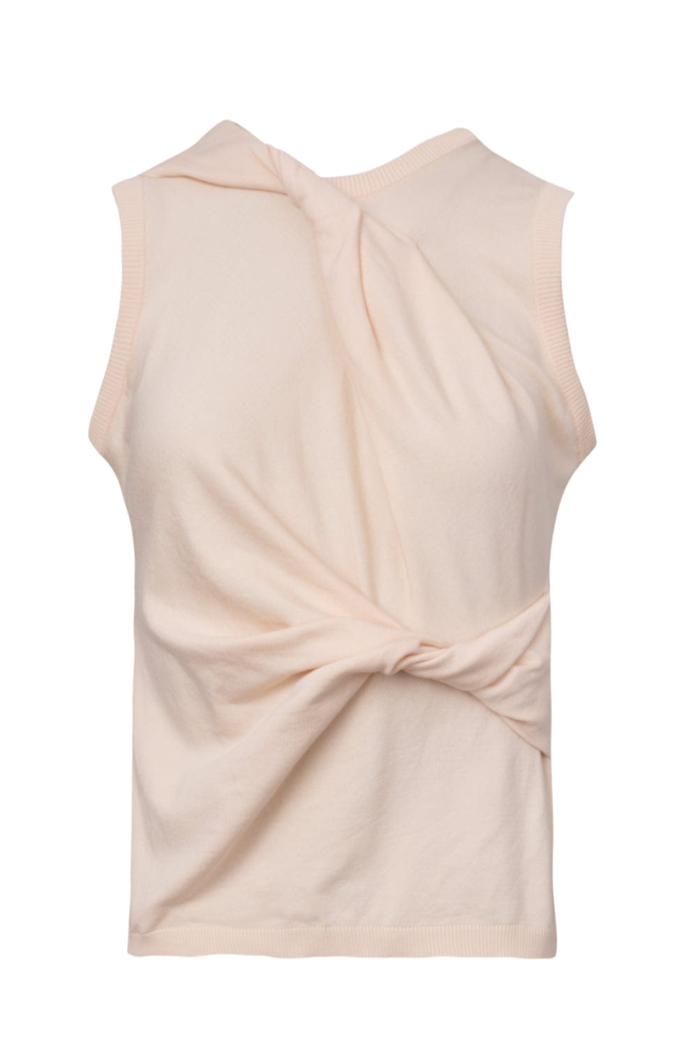 Coven - Blusa sem Manga Tricot Torcido Off White