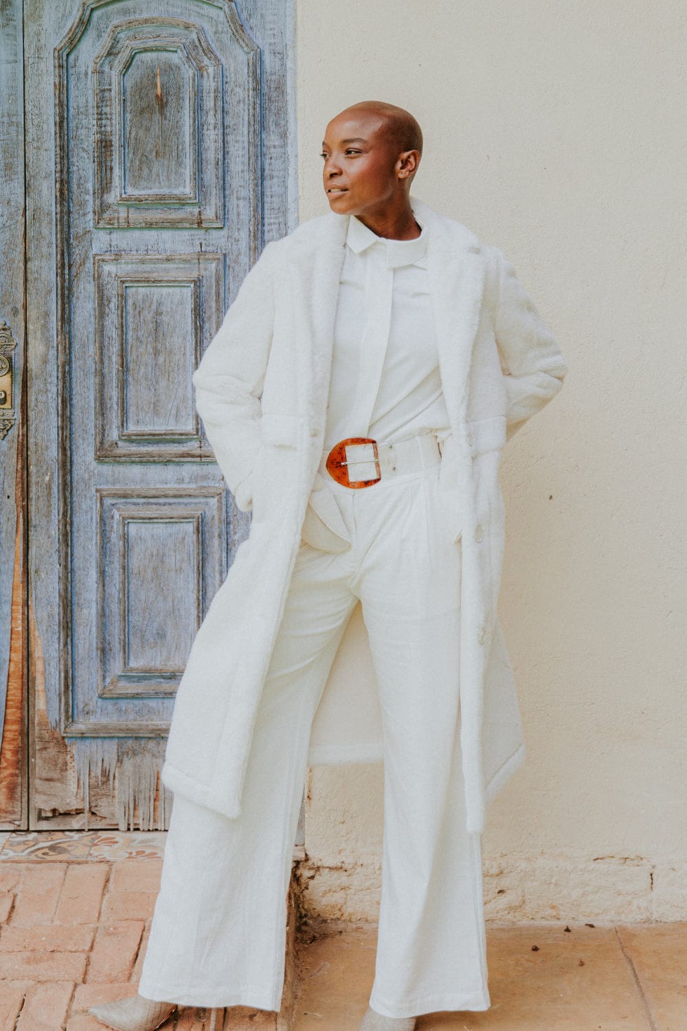 Alex Max - Casaco 7/8 Sintético Off White