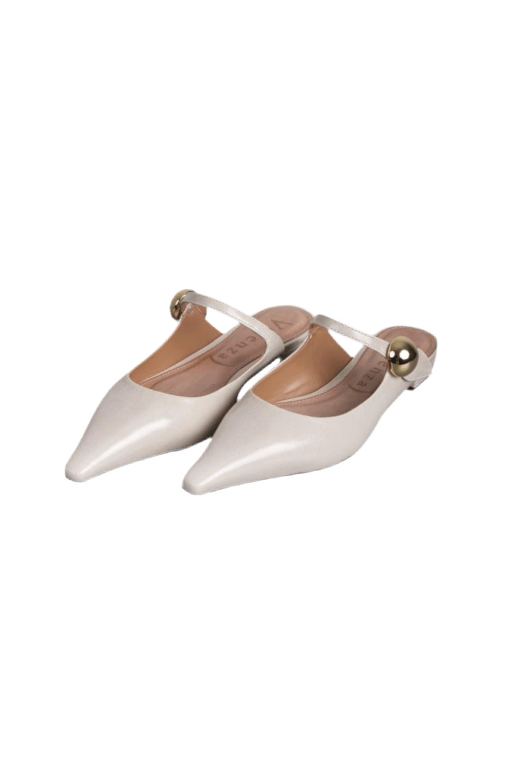 Vicenza - Mule Taís Diamond Bege Pérola