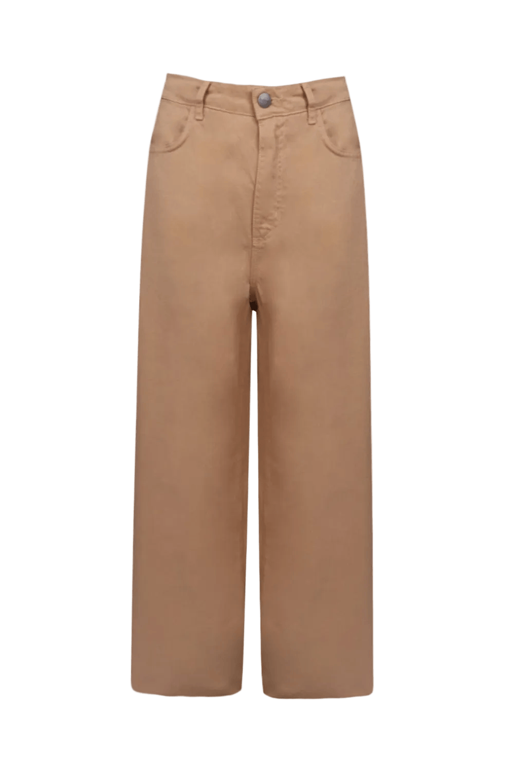 L'Cecci - Calça Sarja Wide Leg Sophie Bege
