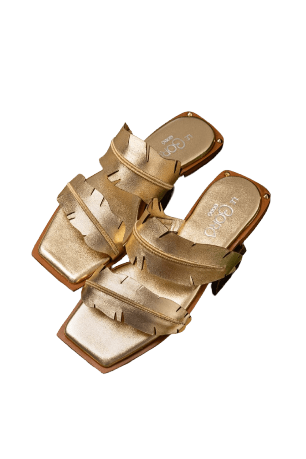 Le Borô - Rasteira Flat Bananeira Dourada