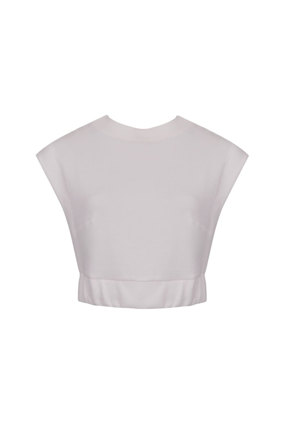 Viviane Furrier - Blusa com Pala Marrocan Off White