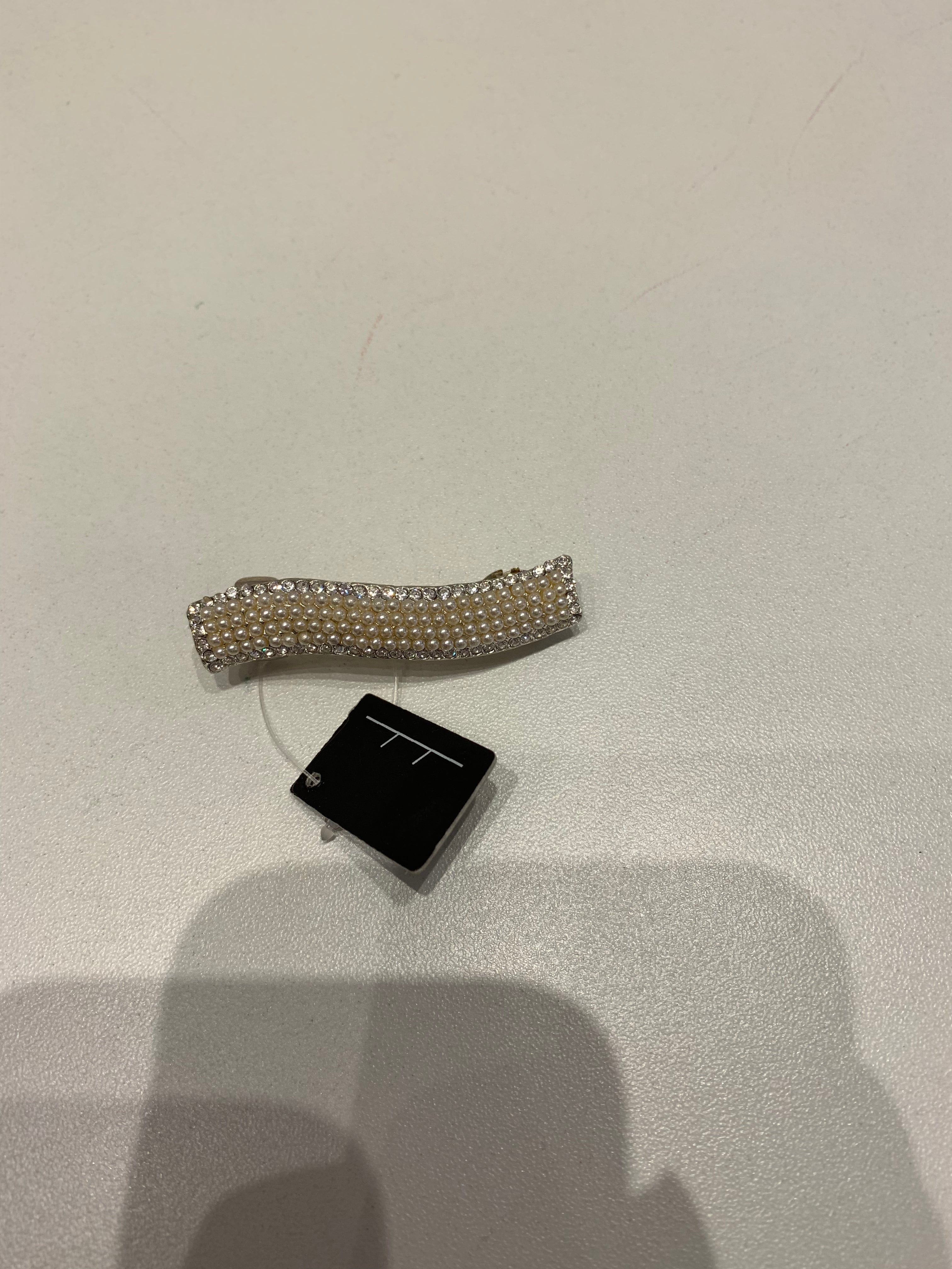 Prendedores Strass com Pérola Mini