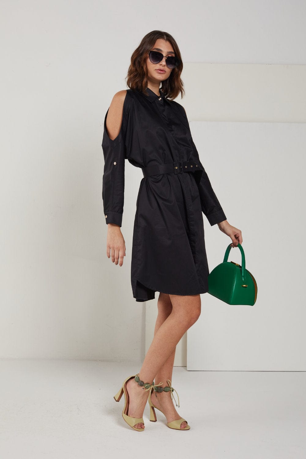 Access - Vestido Curto Manga Longa