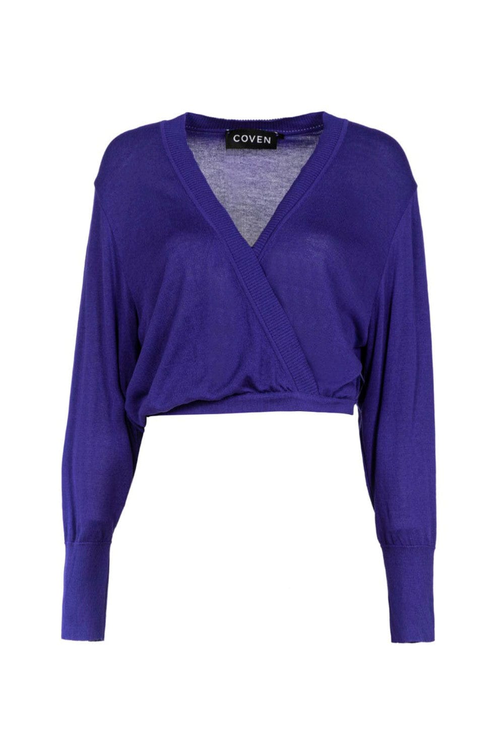 Coven - Blusa Cropped Manga Longa Tricot