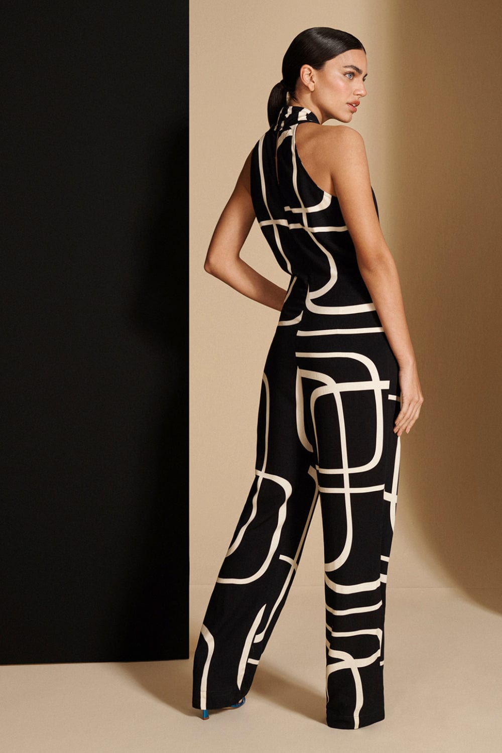 Cholet - Macacão Estampado Block