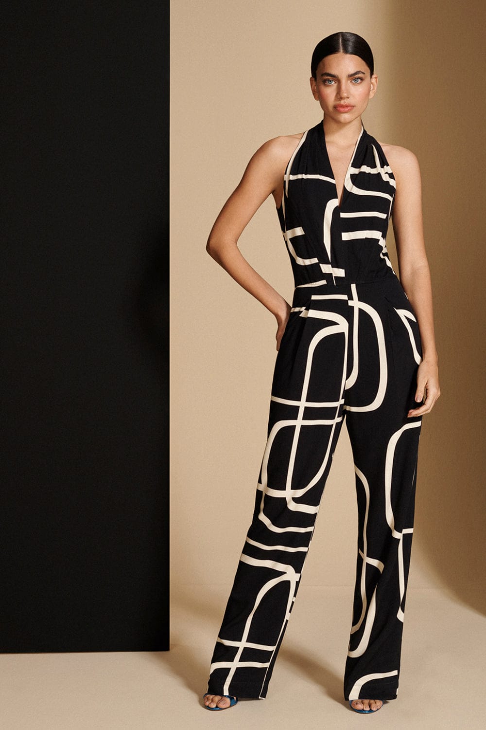 Cholet - Macacão Estampado Block