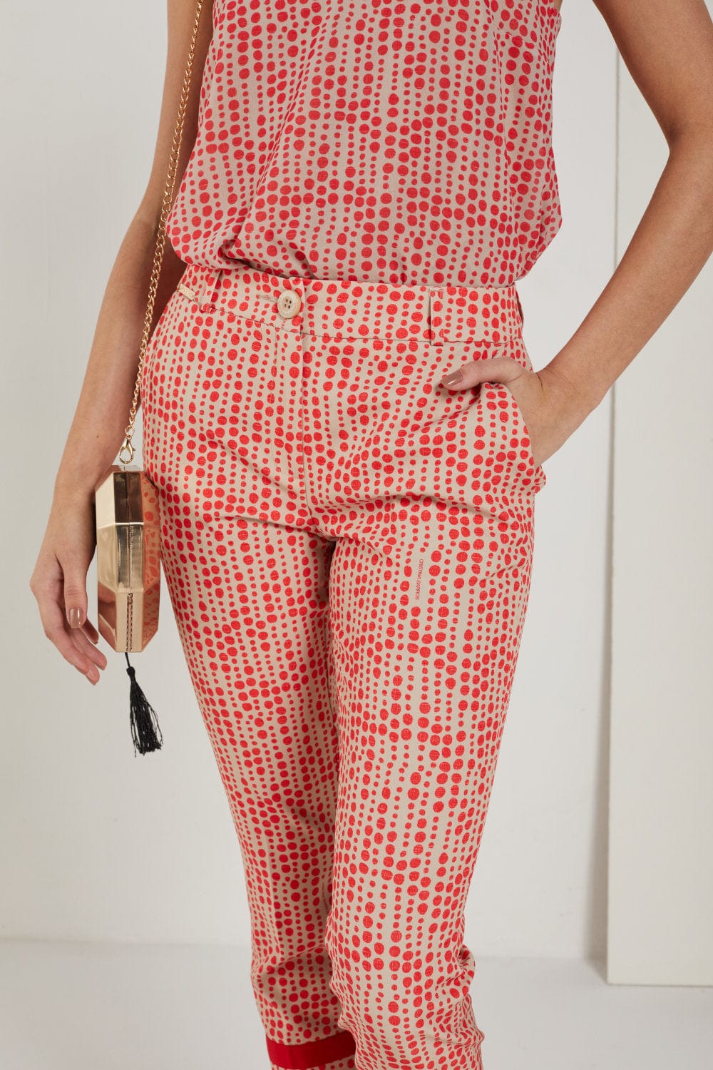 Cristina Barros - Calça Alfaitaria Poá