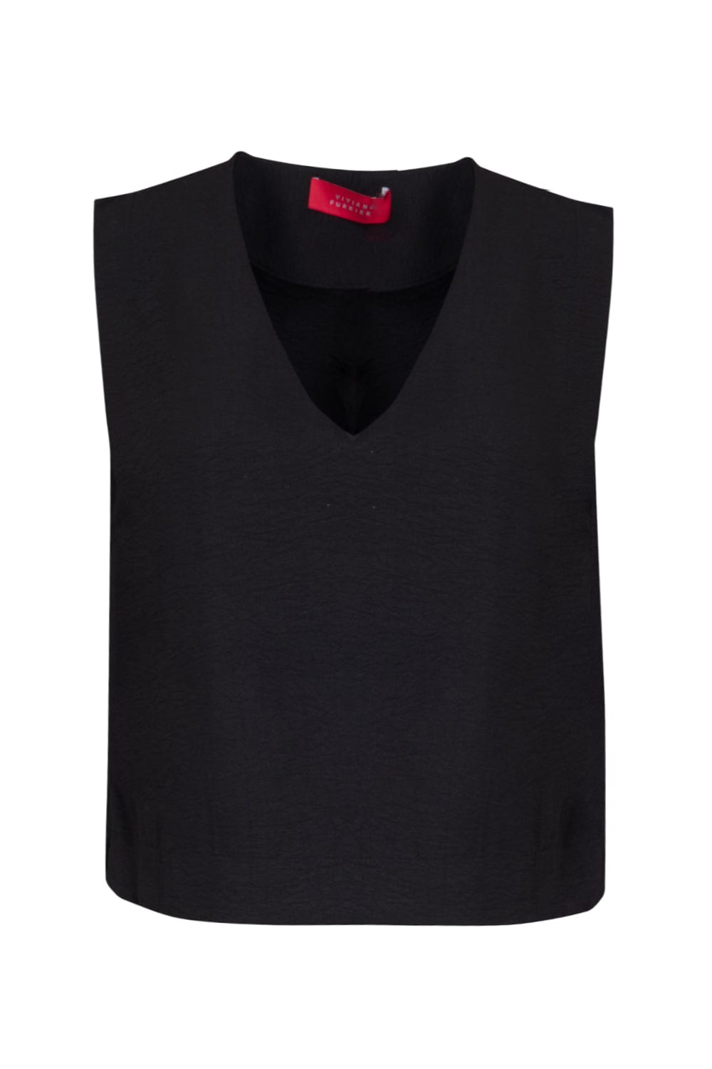 Viviane Furrier - Blusa sem Manga kyoto Preto