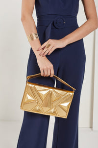 Ryzí - Bolsa Clutch Lillith Dourado