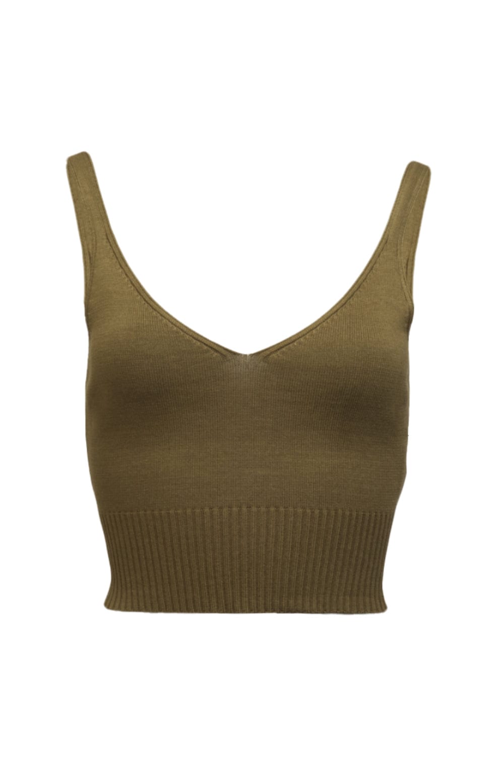 Viviane Furrier - Blusa Cropped Alça Fina Decote V