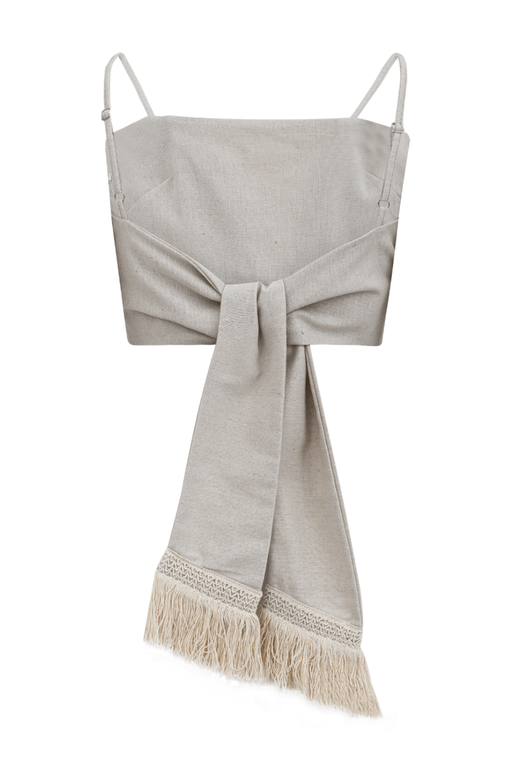 Lalibela - Blusa Cropped Decote Reto Viscolinho