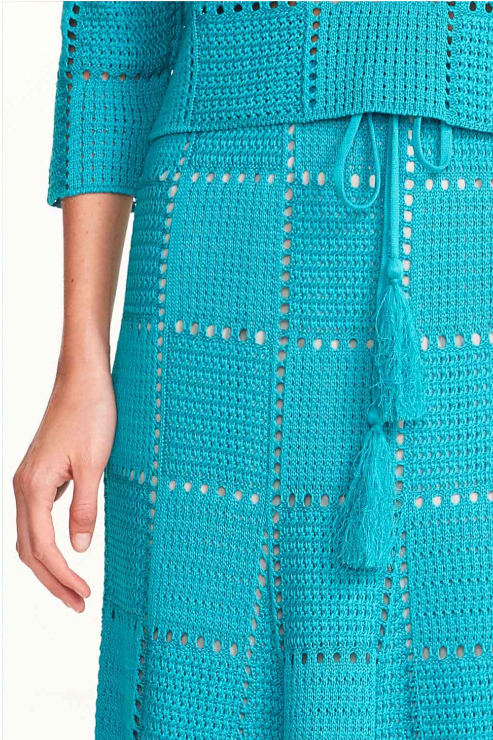 Viviane Furrier - Saia Midi em Tricot