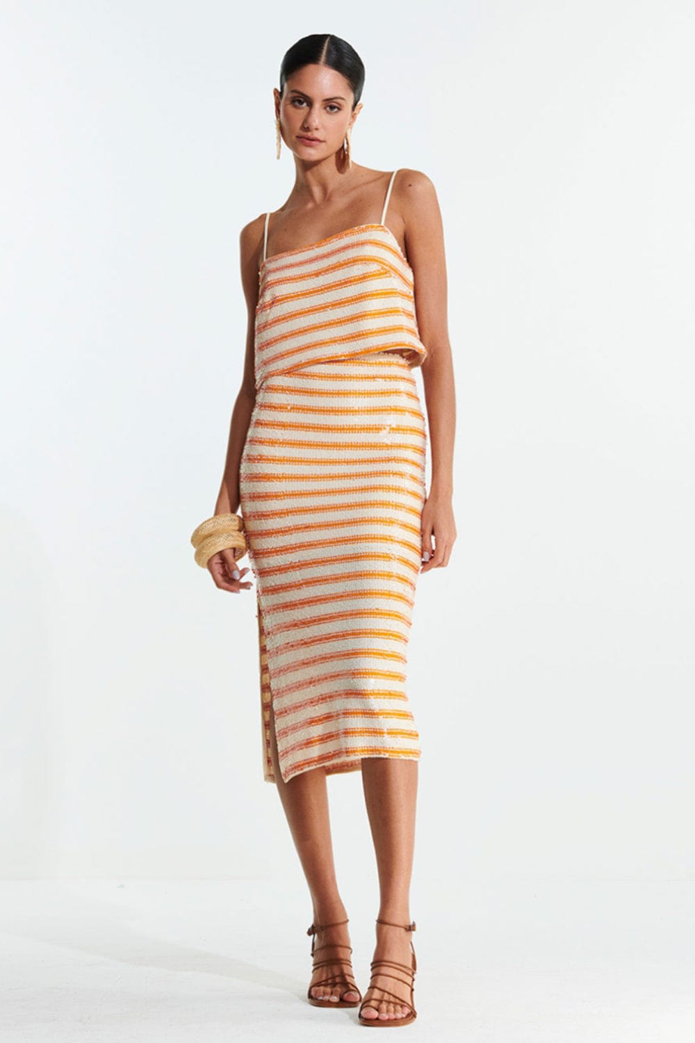 L'Cecci - Blusa Cropped em Paetês