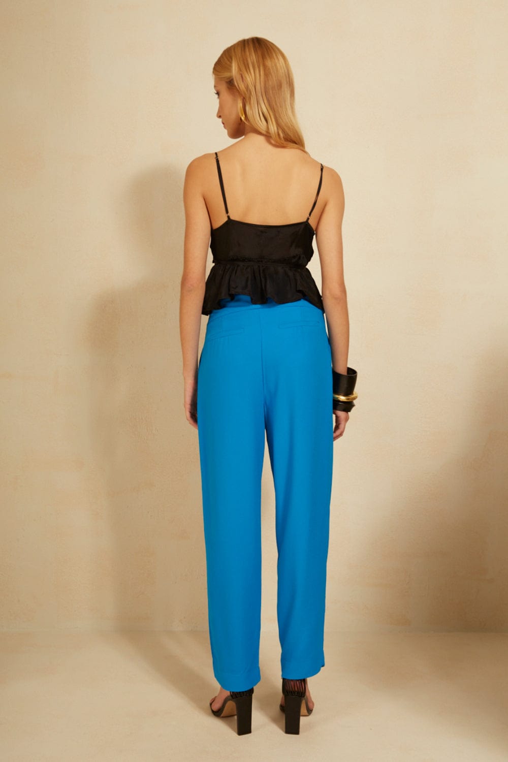 L'Cecci - Blusa de Alça Fina Preto