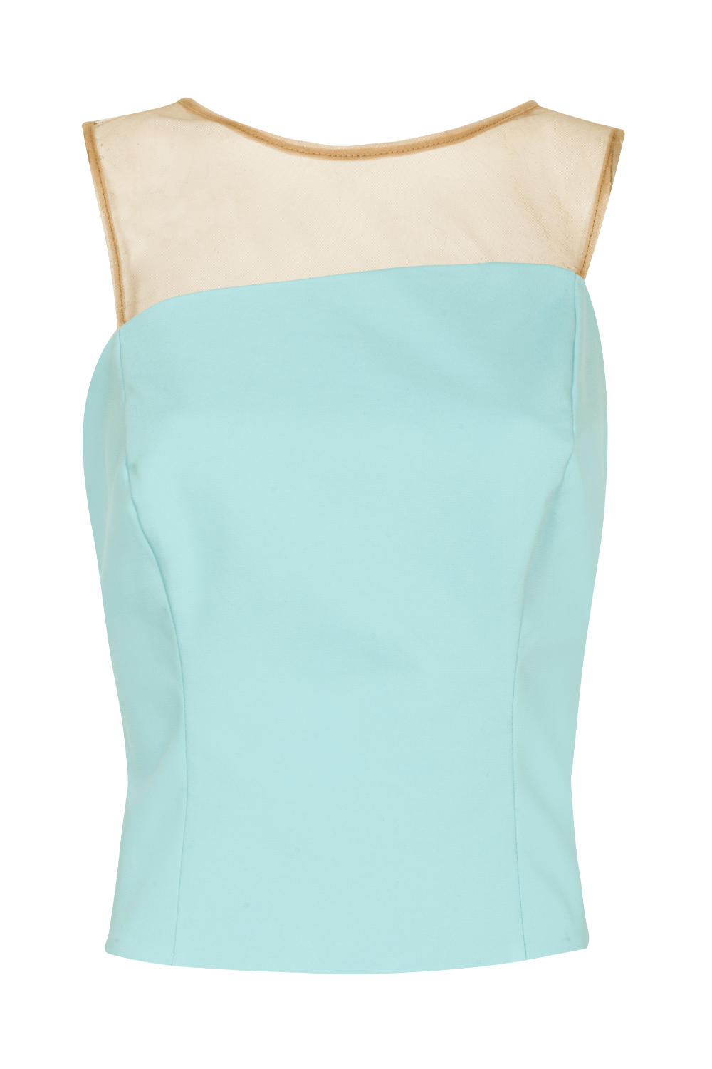 Access - Blusa sem Mangas com Detalhe Transparente