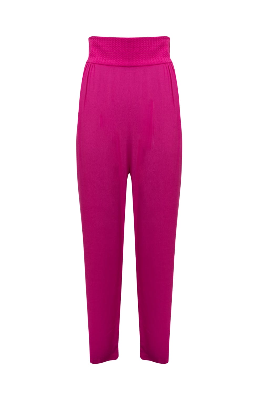 L'Cecci - Calça Alfaiataria Cintura Alta Rosa