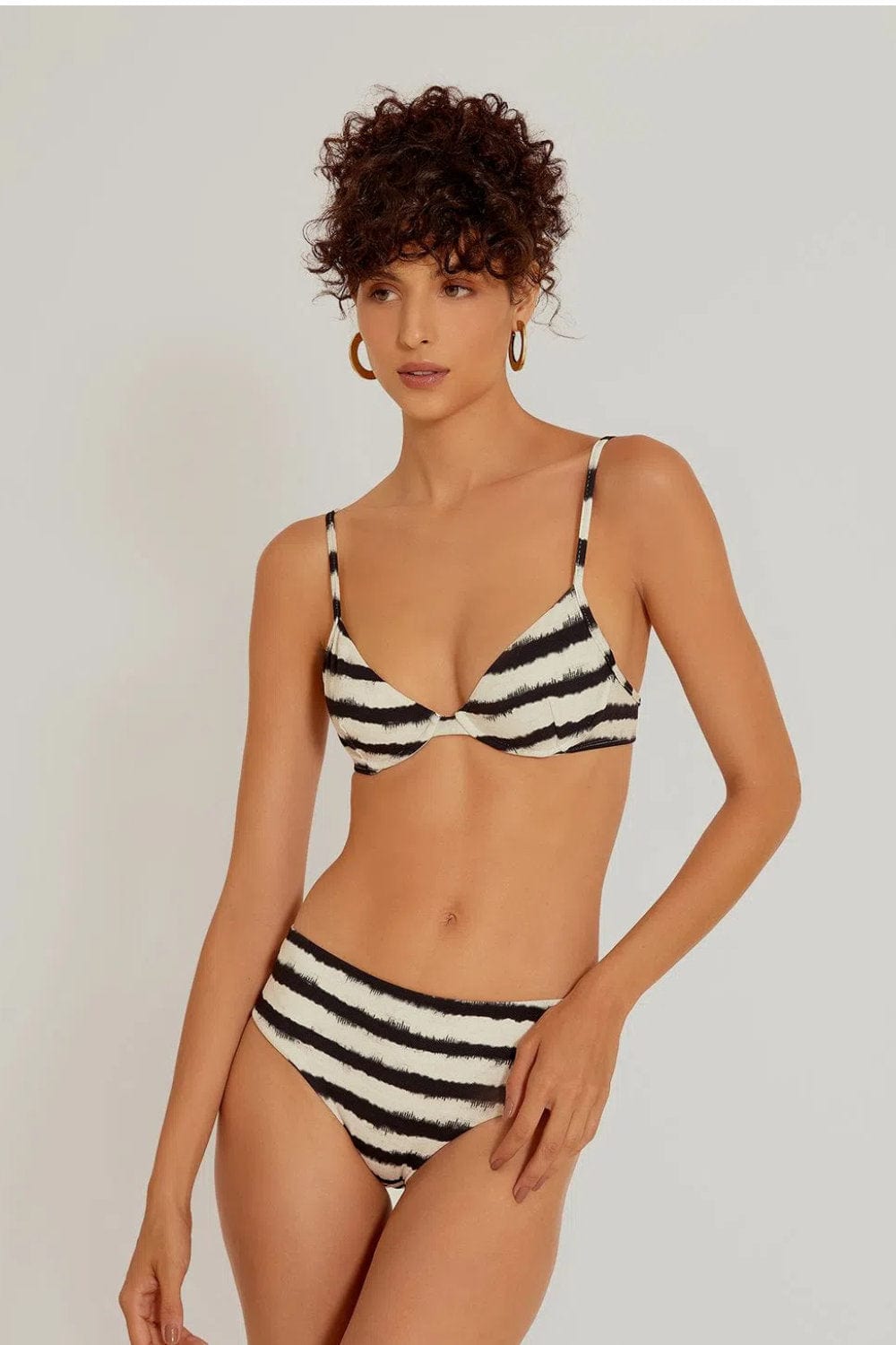 Lenny Niemeyer - Calça Alta Básica Patan Preto e Branco